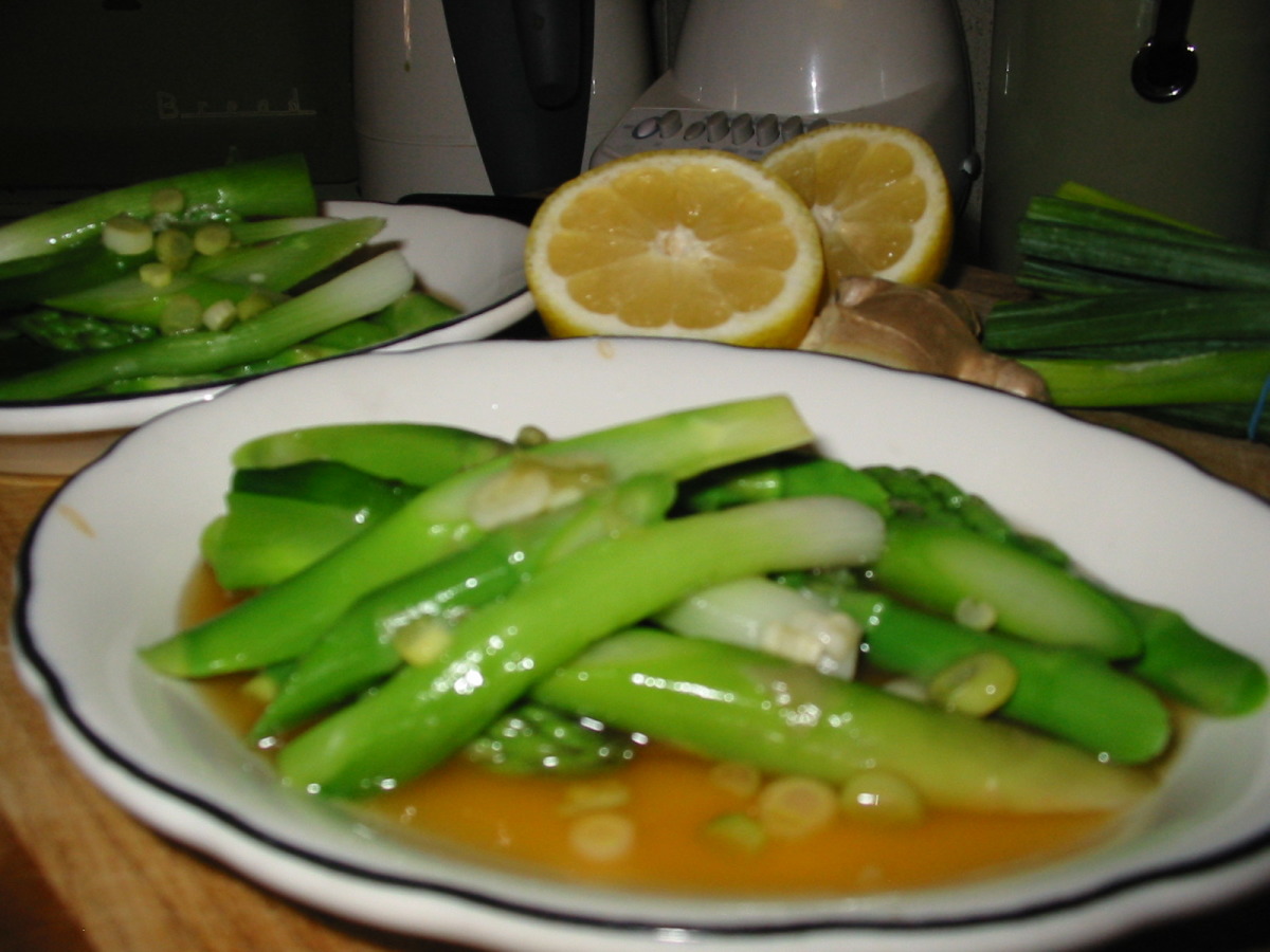 Asparagus Salad With Lemon-Soy Vinaigrette