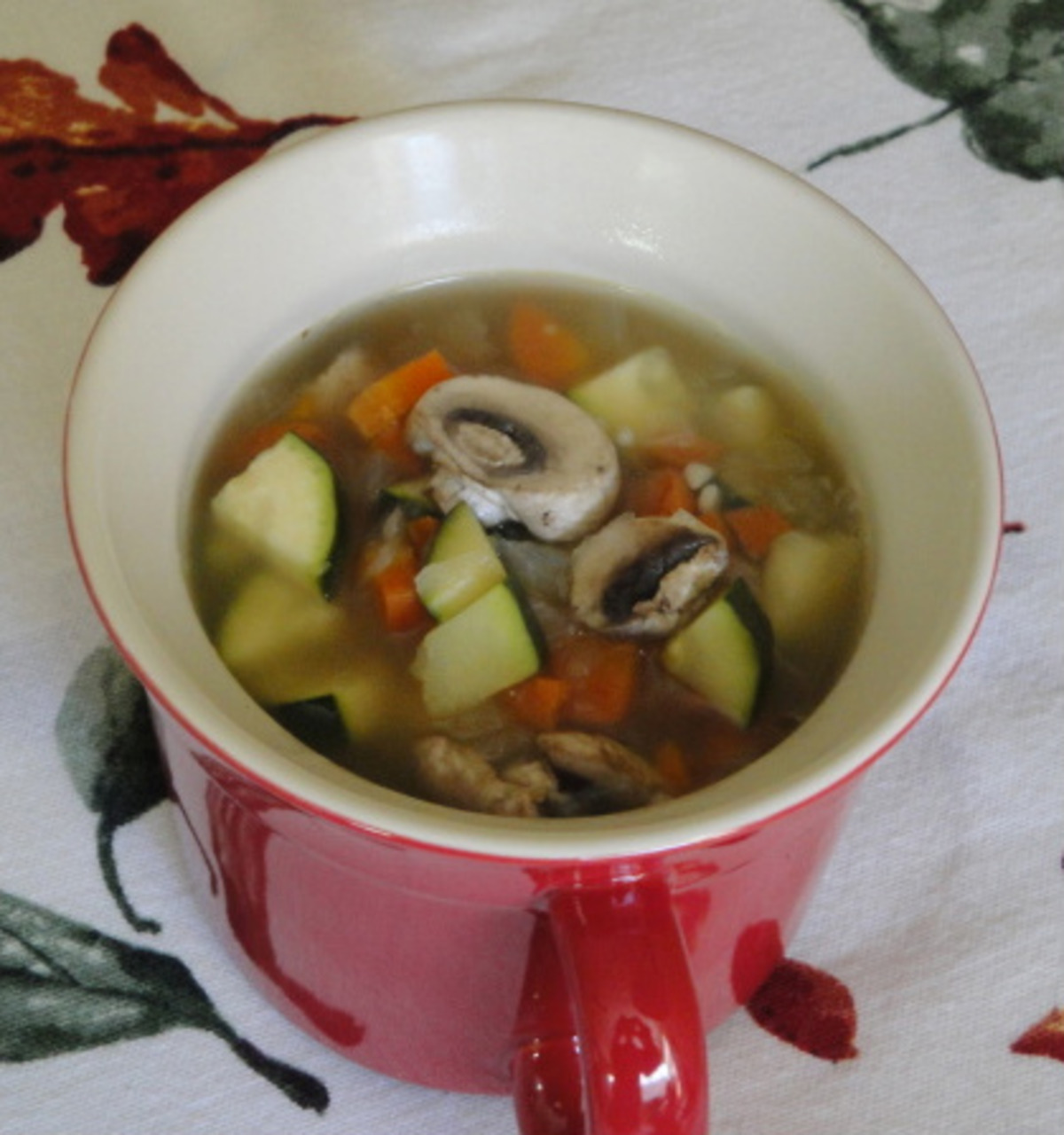 Vegetable Soup for One Recipe