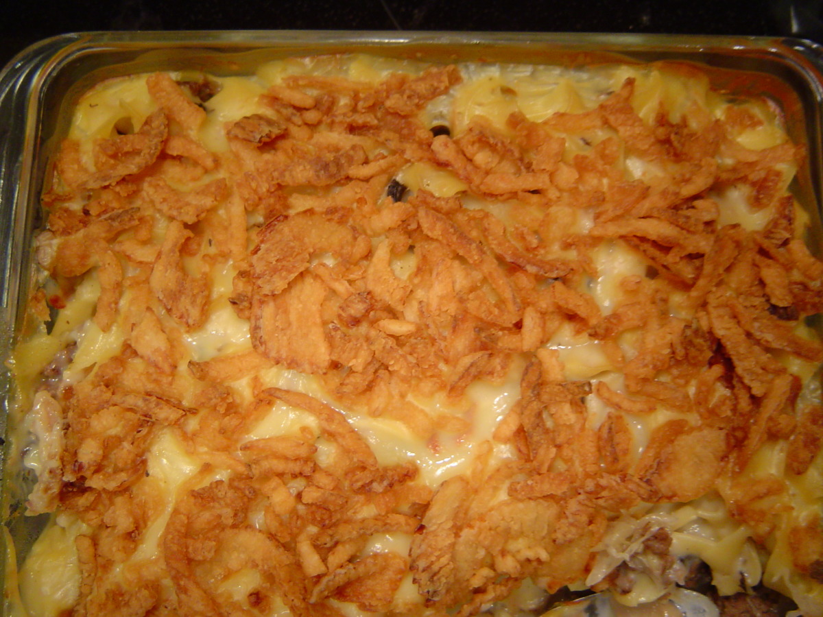 Cheesy Sauerkraut Hotdish Recipe