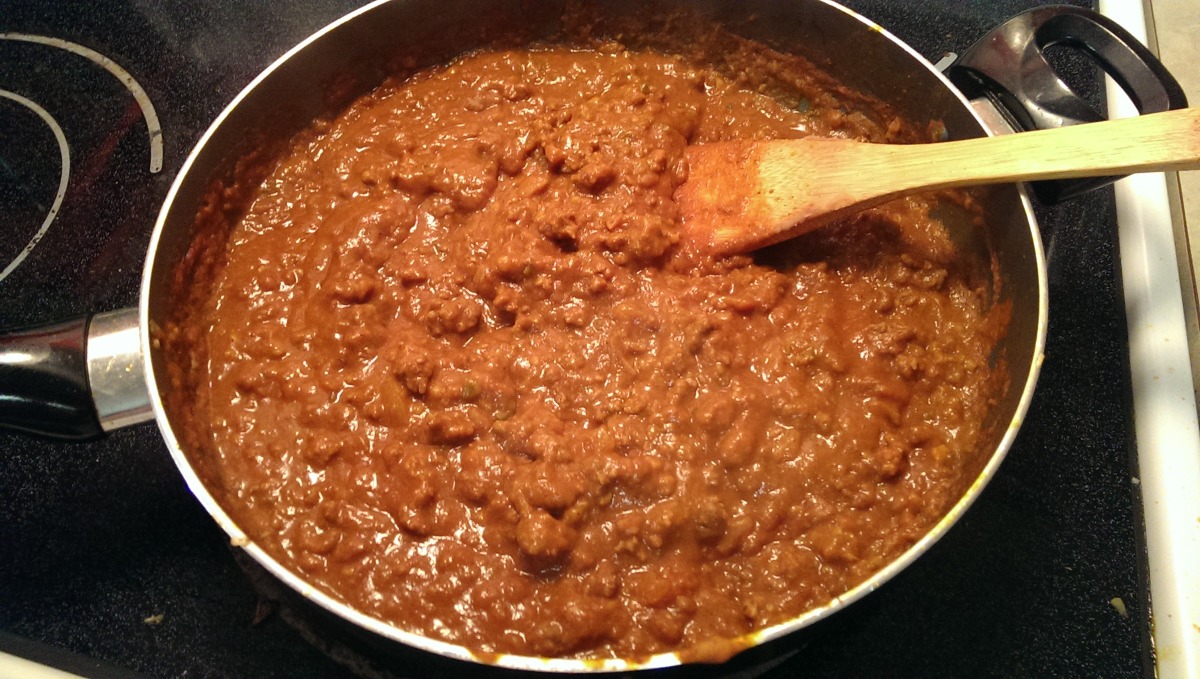 Beef and Bean burrito filling_image
