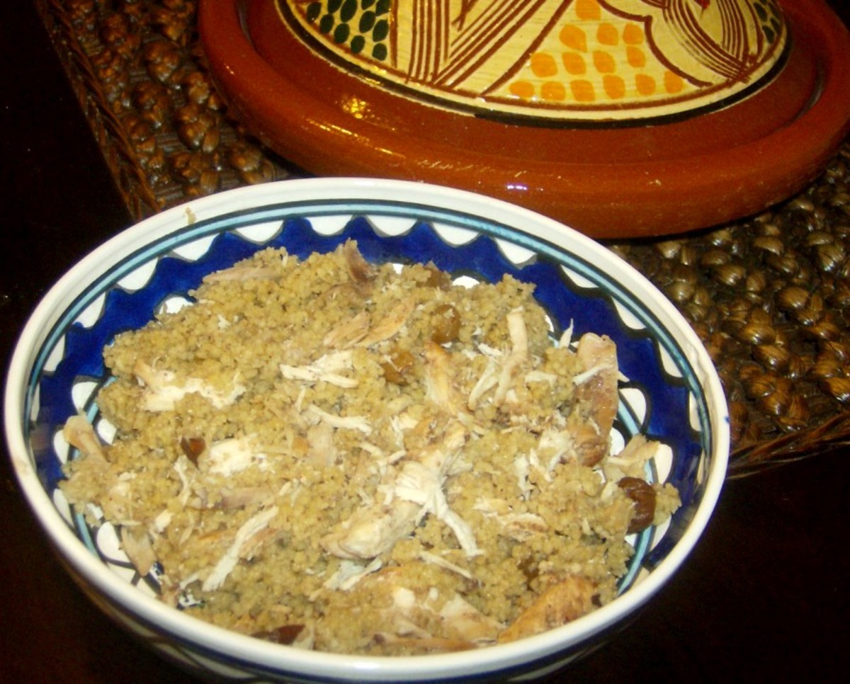 Cinnamon Chicken With Couscous and Dried Fruit image
