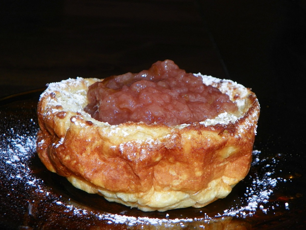 Baked Simple German Pancake (Auflaufen)