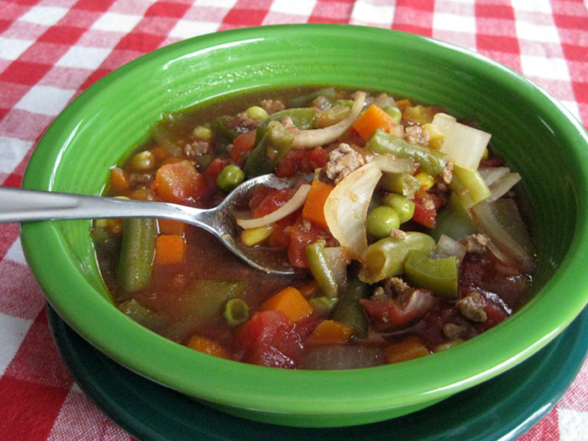 Ground Beef Vegetable Soup