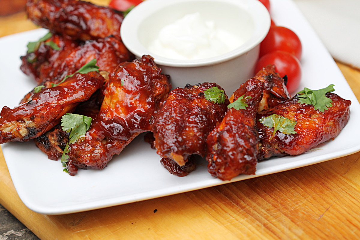 Honey Barbecue Chicken Wings image