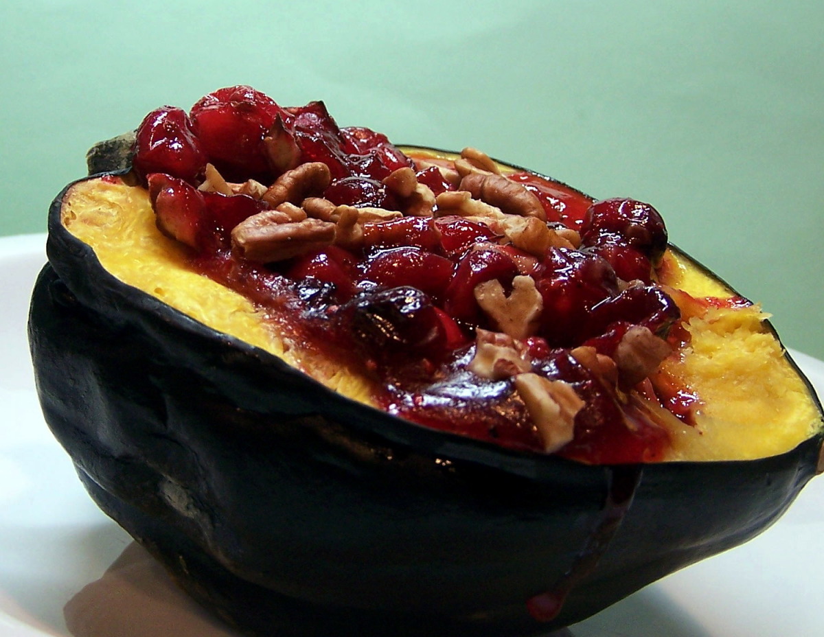 Cranberry Stuffed Acorn Squash image