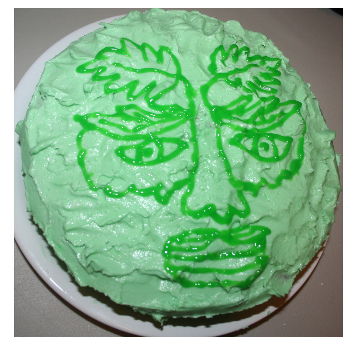 Green Man Cake