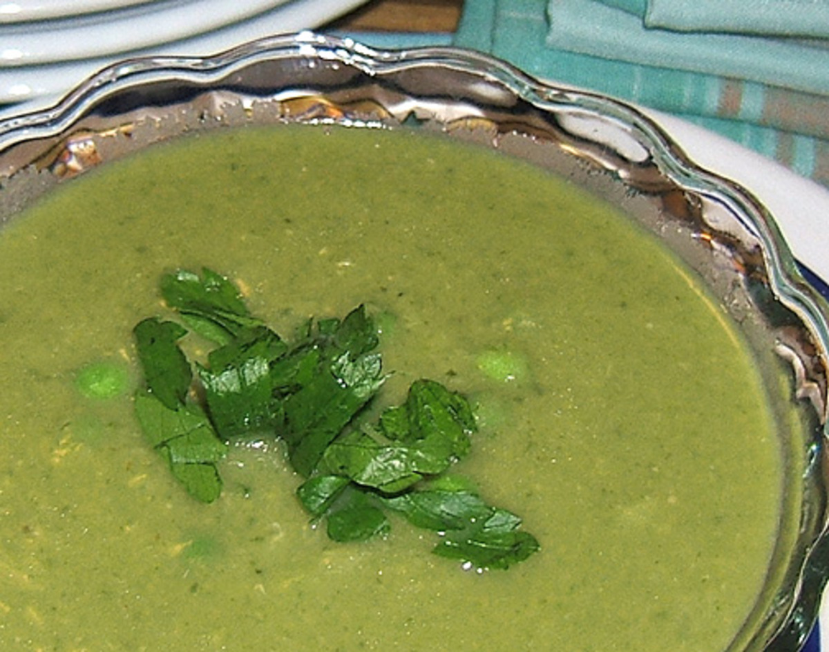 Fresh Pea Soup (Potage Saint-Germain)