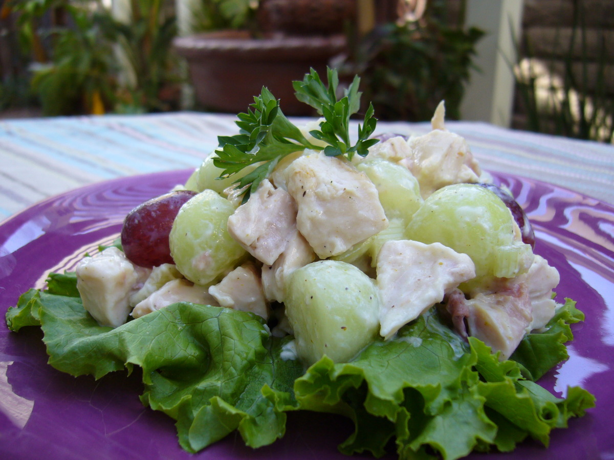 Chicken and Melon Salad (Honeydew)