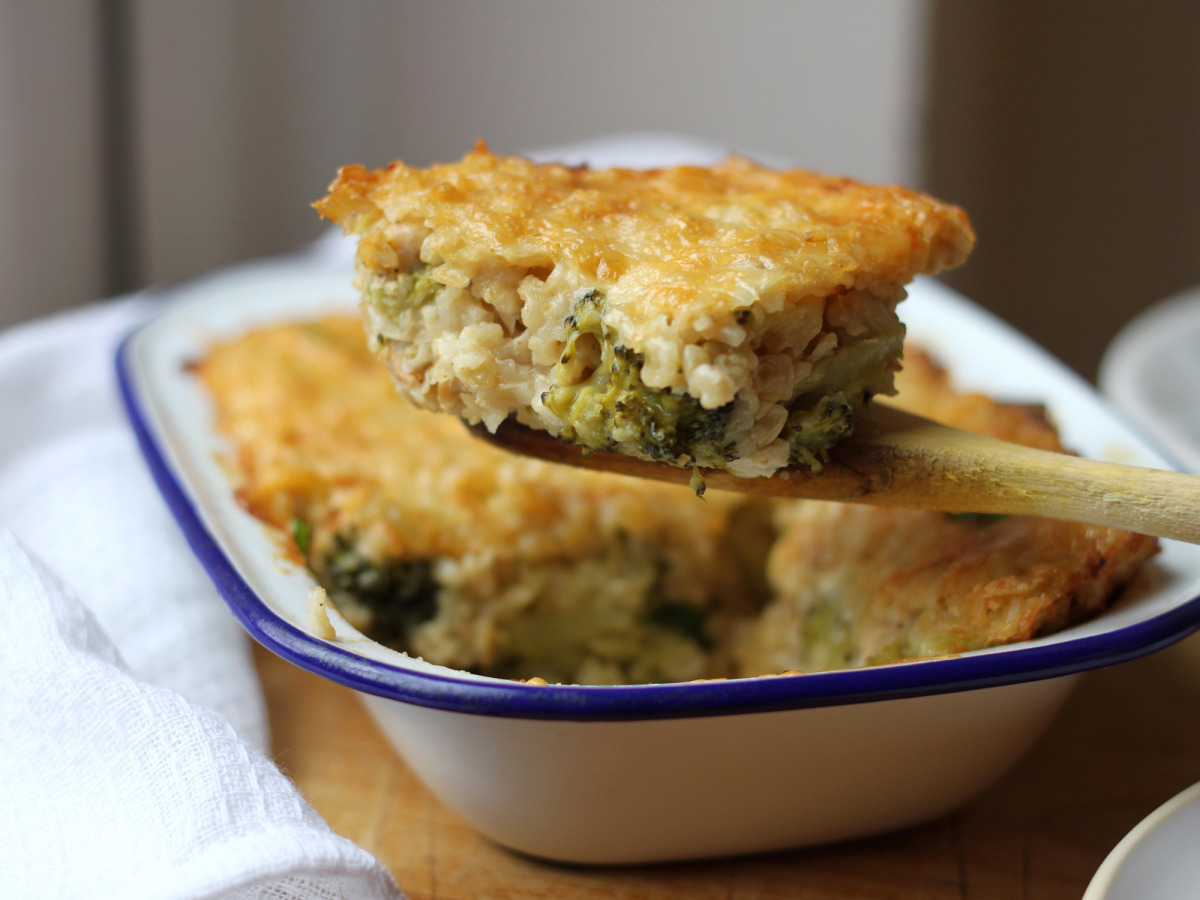 Chicken, Rice, Broccoli & Cheese Casserole
