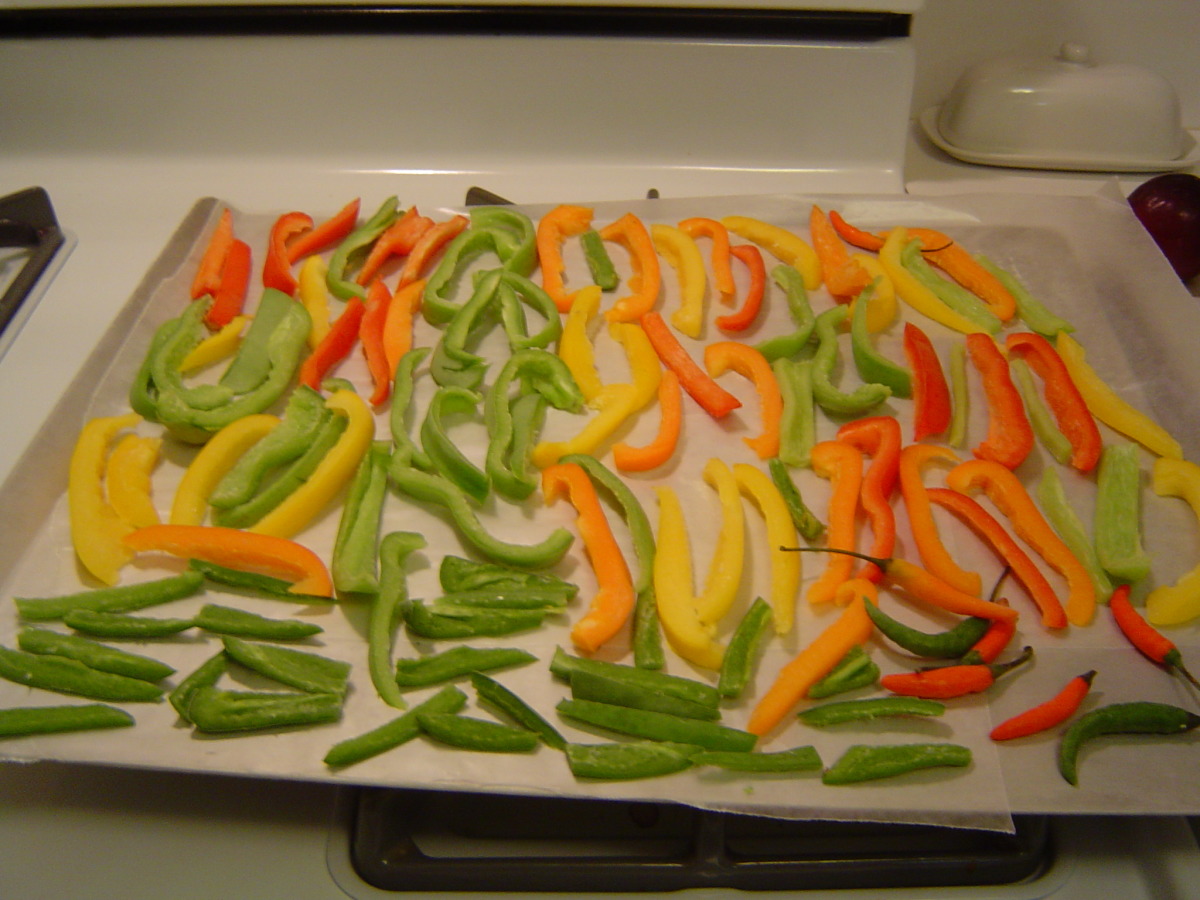 Frozen Bell Peppers (For Recipes)