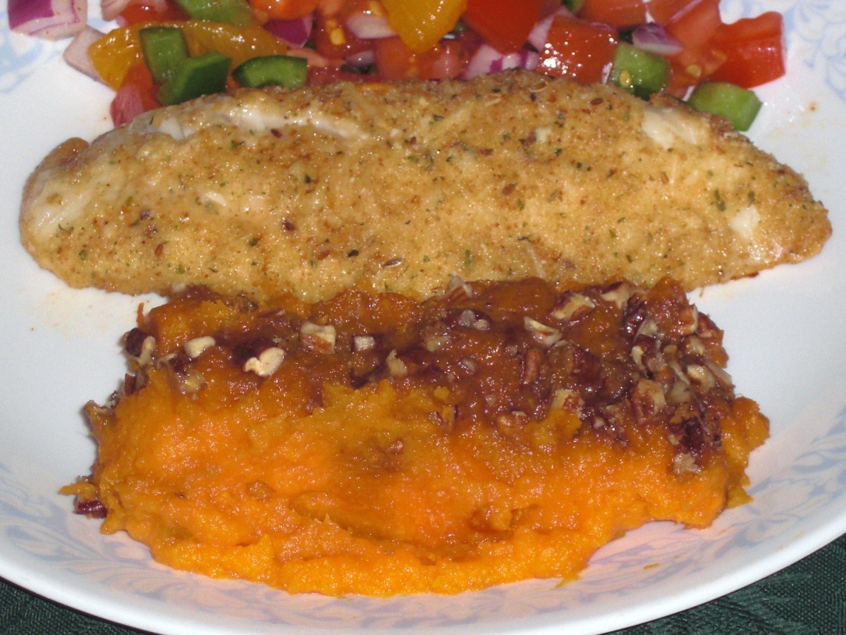 Best Sweet Potato And Apricot Purée With Pecan Streusel Recipes