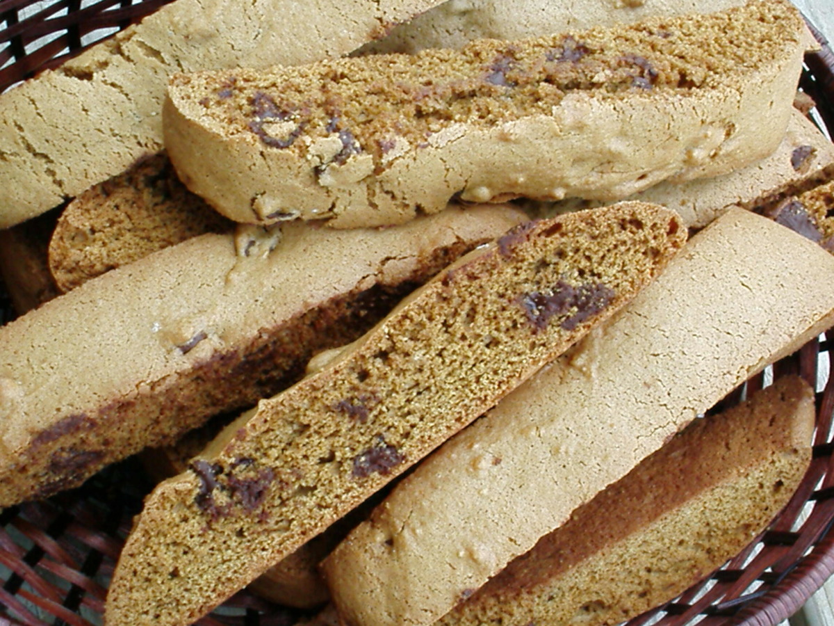Coffee Chocolate Chip Biscotti (Diabetic Adaptations Given)_image