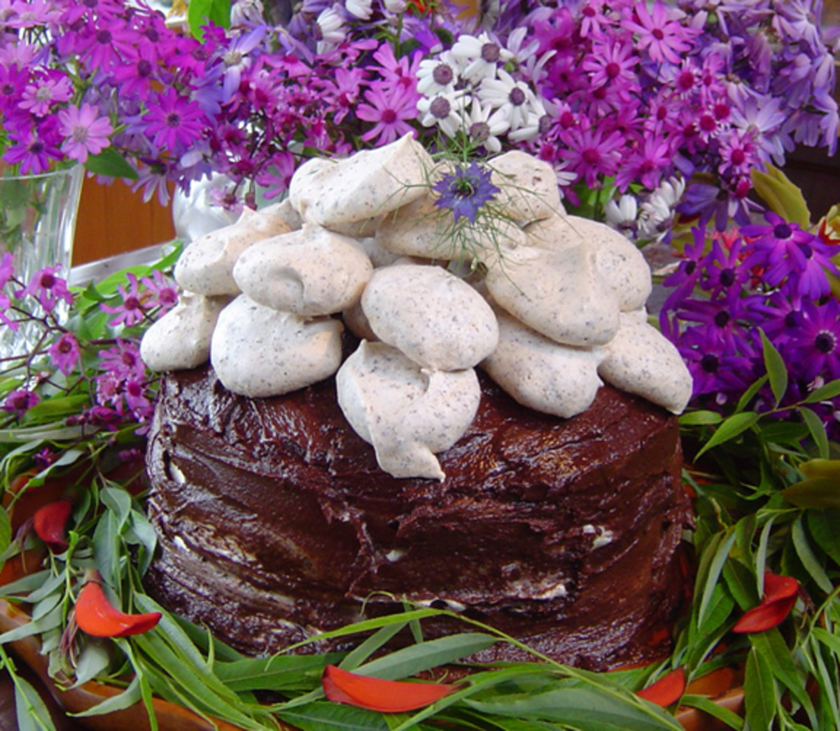 Chocolate Meringue Cake
