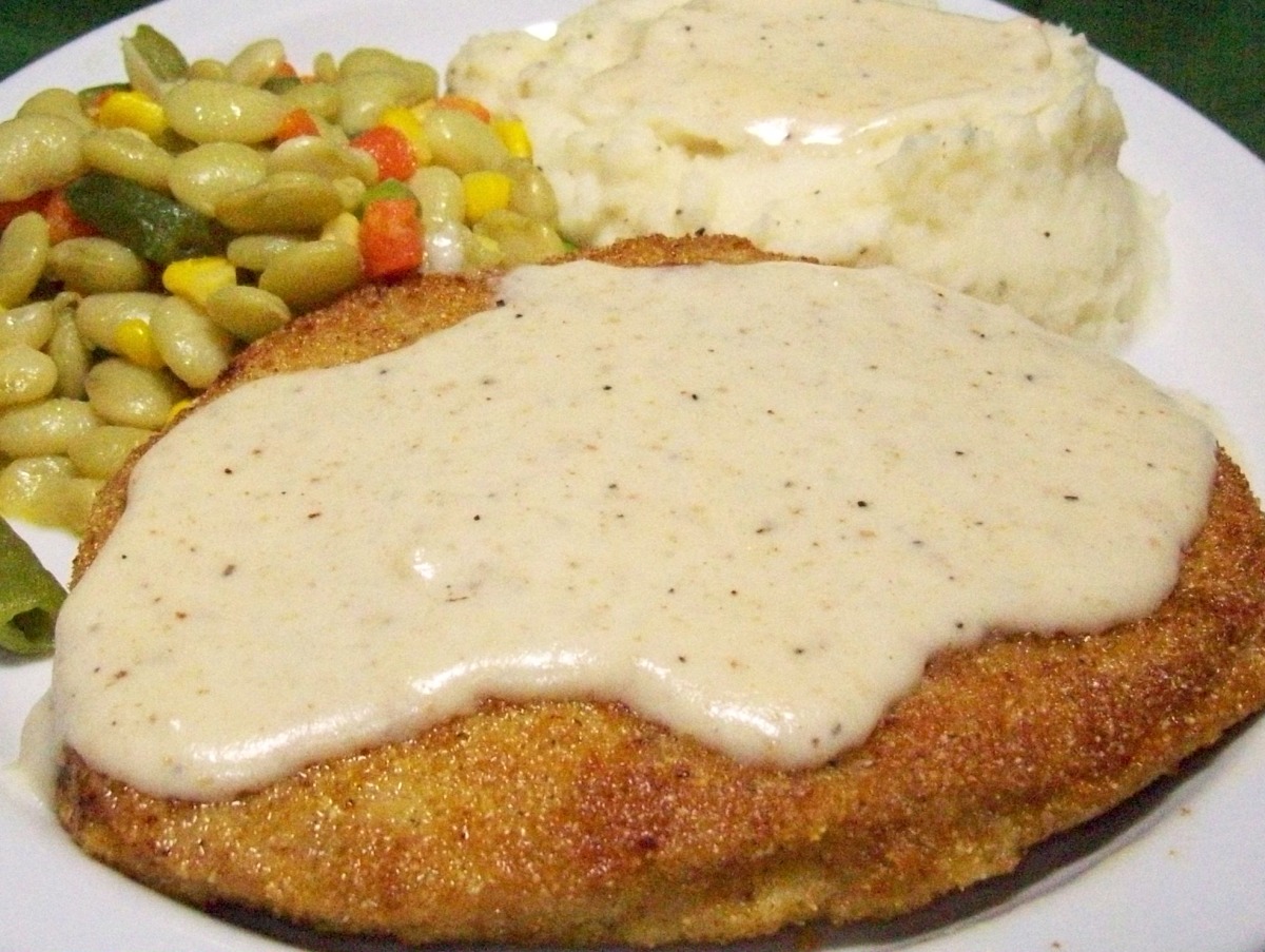 Crispy Pan-Fried Chicken Breast (Or Pork Chops) image