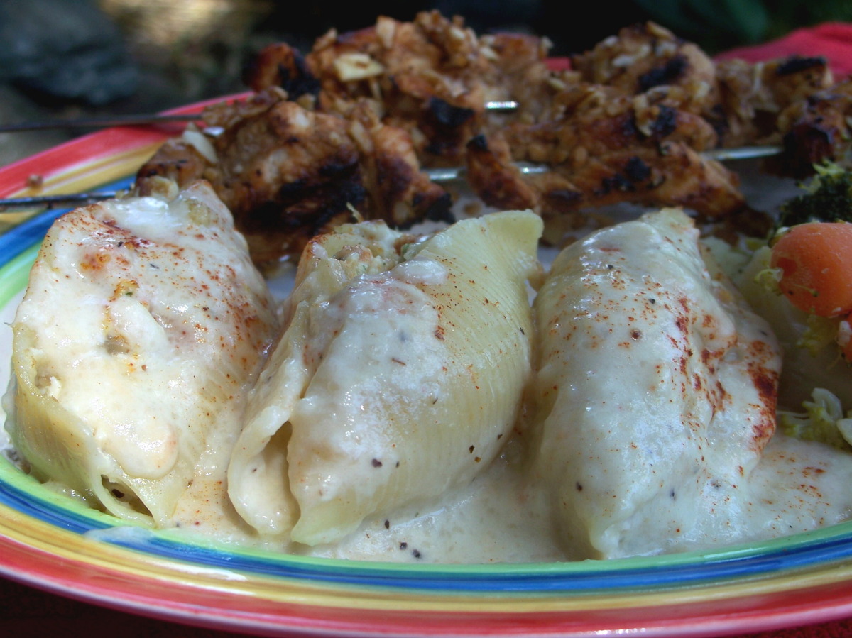 Amazing Chicken Stuffed Shells