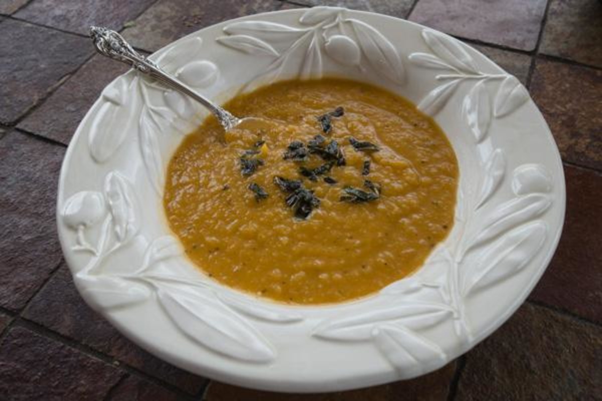 Moosewood's Butternut Squash Soup With Sage image