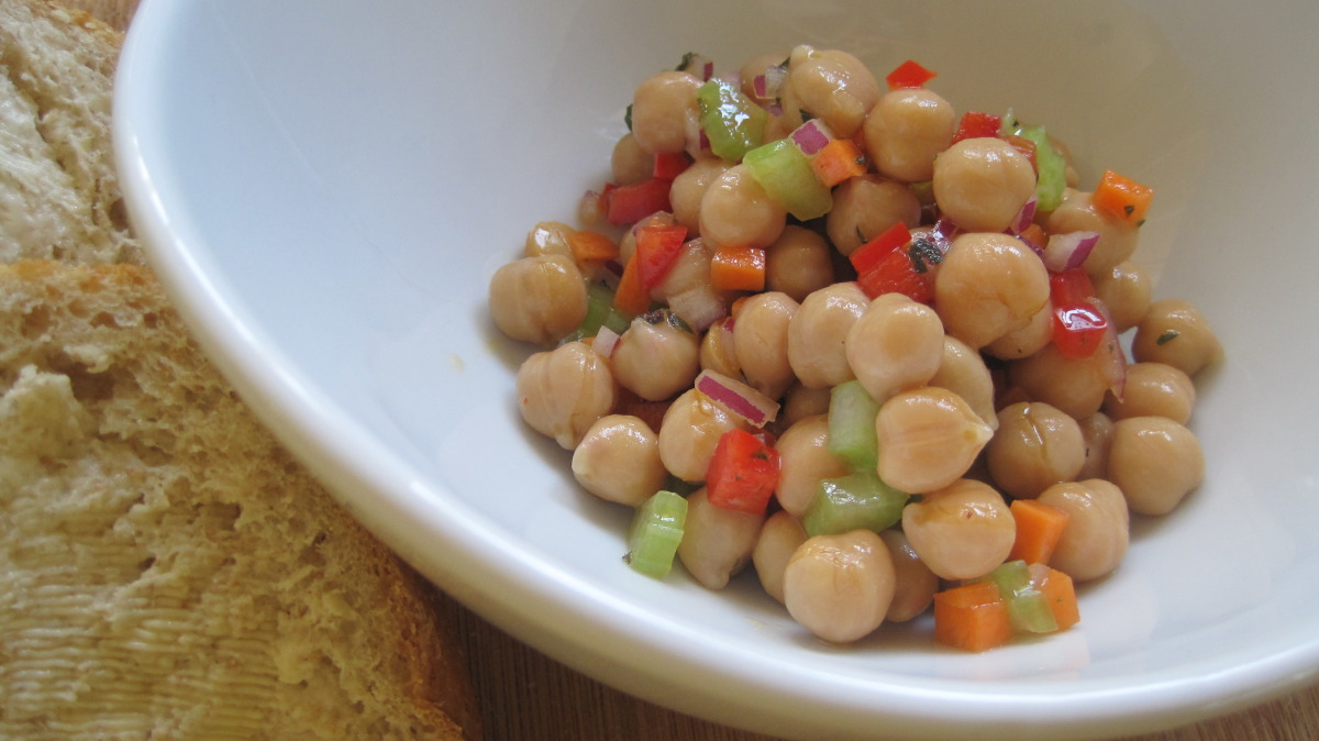 Marinated Chickpea Salad-image