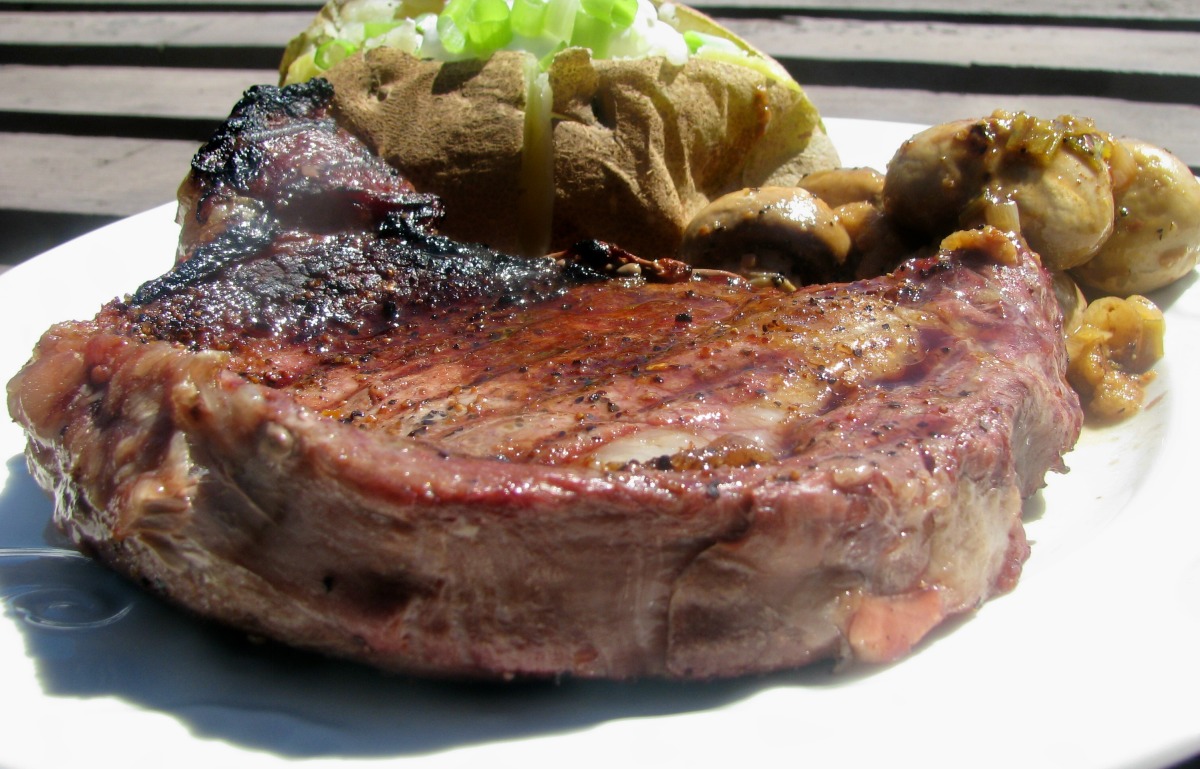 Grilled Rib Eye Steaks image
