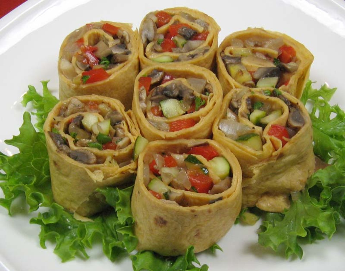 Grilled Vegetable Roll-Ups