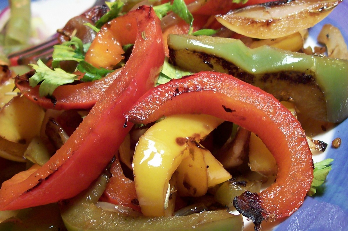 Christmas Sauteed Bell Peppers image