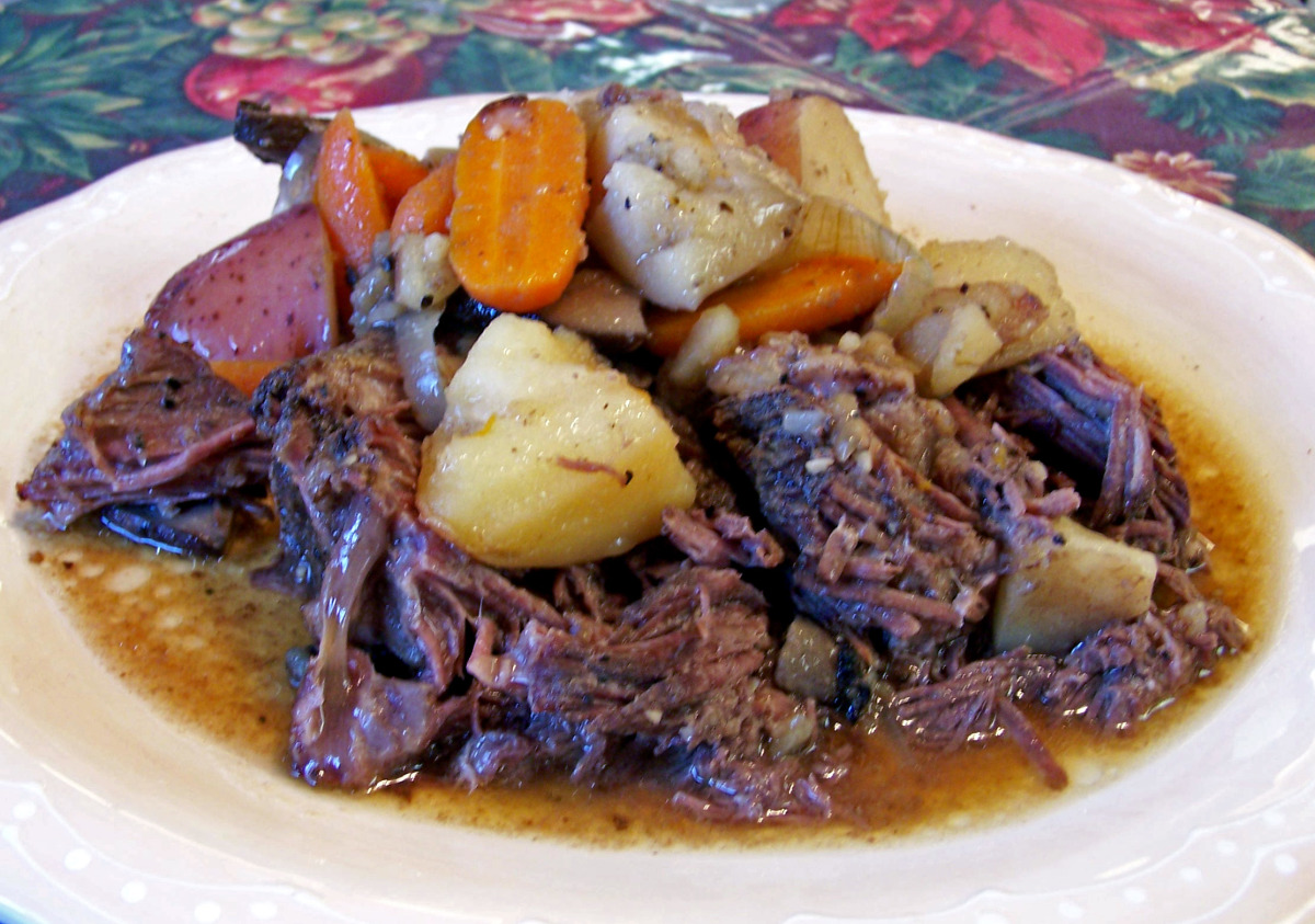 Fallin To Pieces Pot Roast With Carrots And Potatoes Recipe