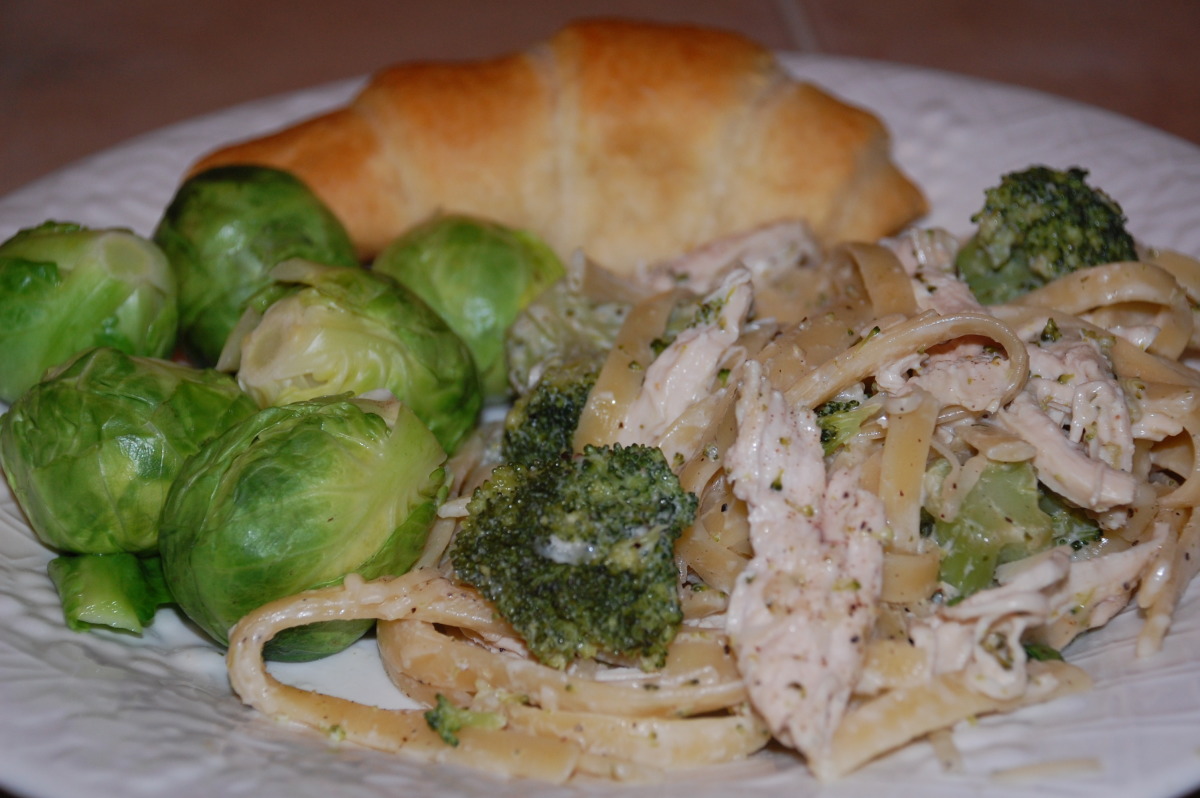 Chicken Fettuccine With Herb Cheese