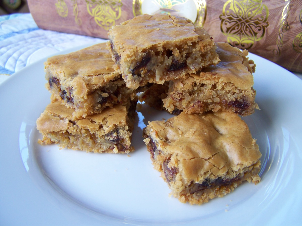 Orange Coconut Date Squares Recipe Food Com