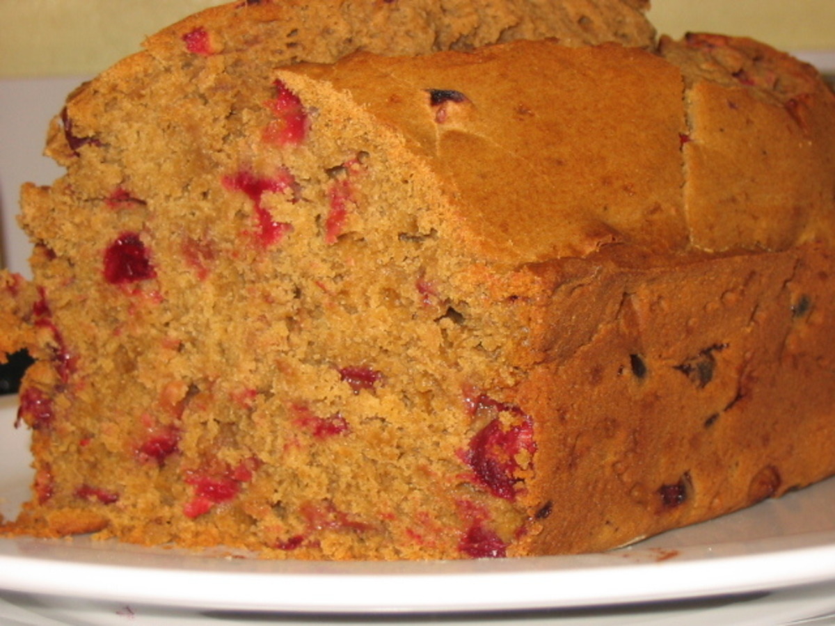 Gluten-Free Cranberry Bread