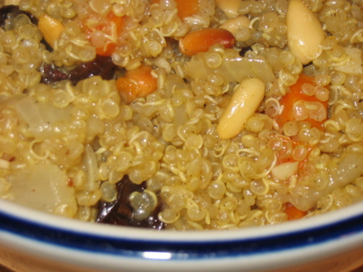 Quinoa Pilaf With Cardamom And Sage Recipe Thanksgiving Food Com I googled various things to do with quinoa, which turned up a result for quinoa stuffing. quinoa pilaf with cardamom and sage