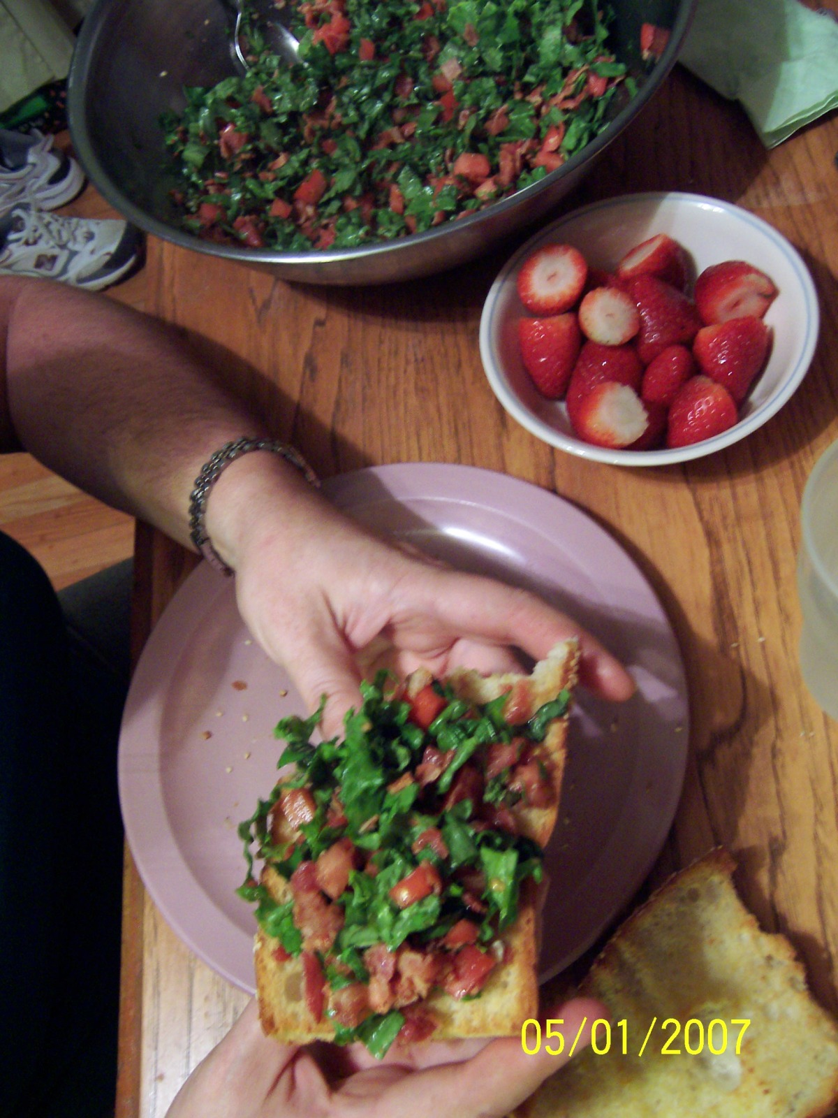 Bacon, Lettuce and Tomato Bruschetta
