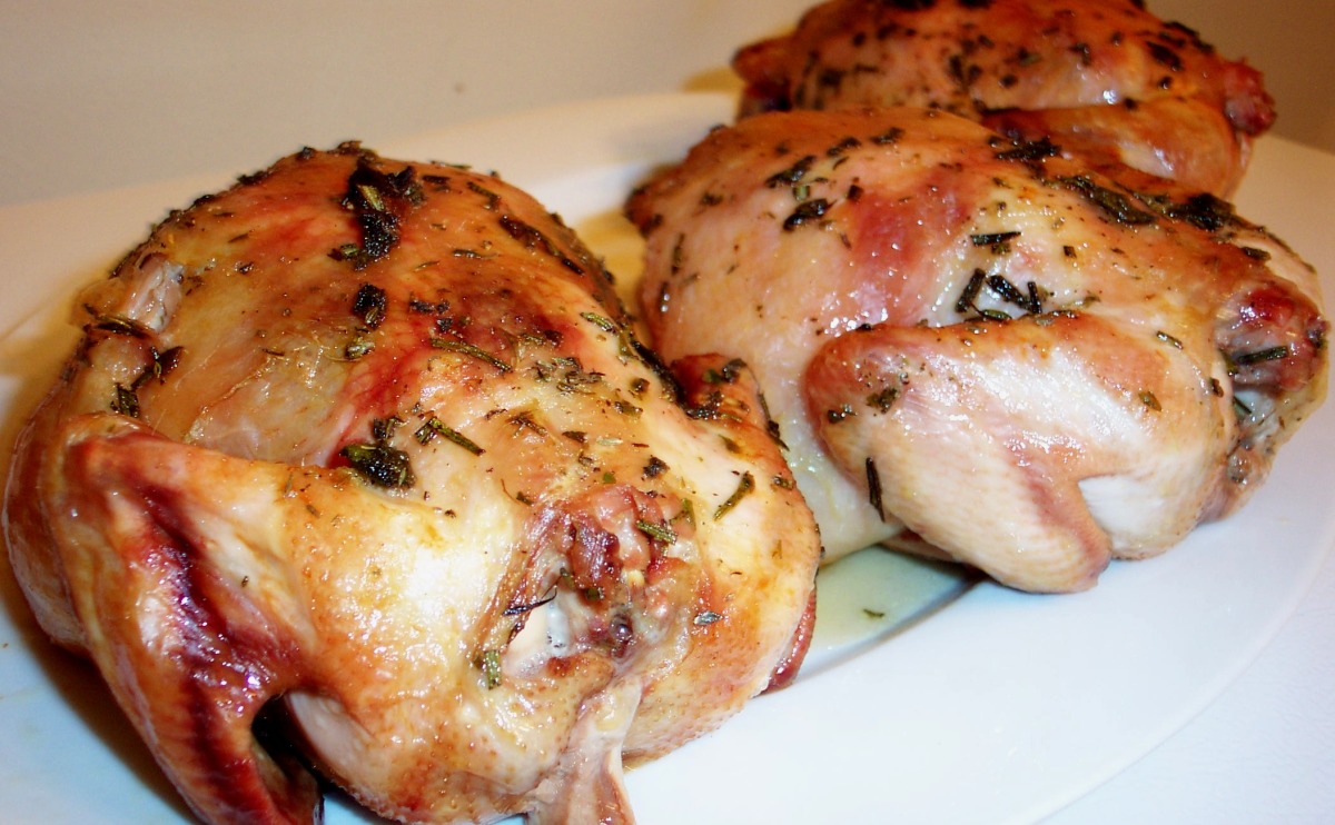 Cornish Game Hens With Herbs image