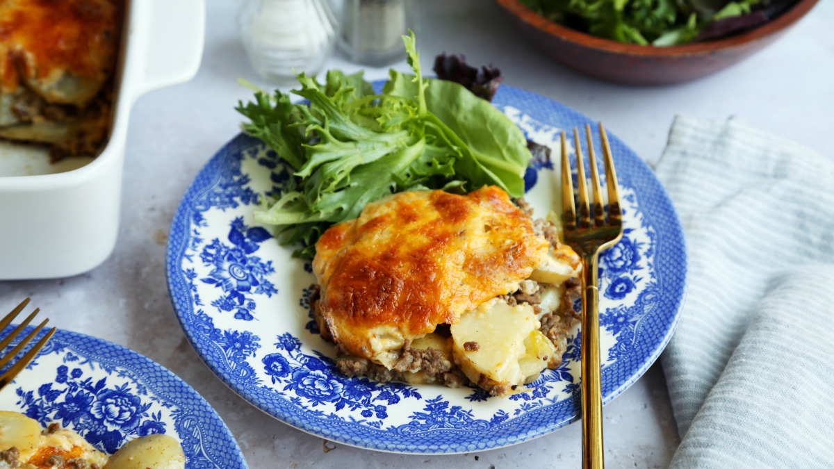 Ground Beef and Potato Casserole-image