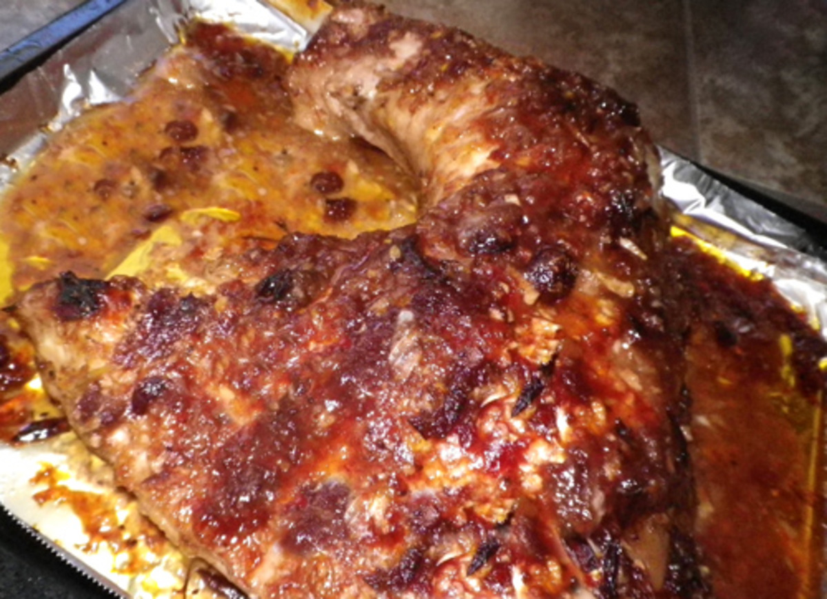 Delicious OvenBaked Cranberry Barbecue Chicken (Or Turkey Legs) Recipe