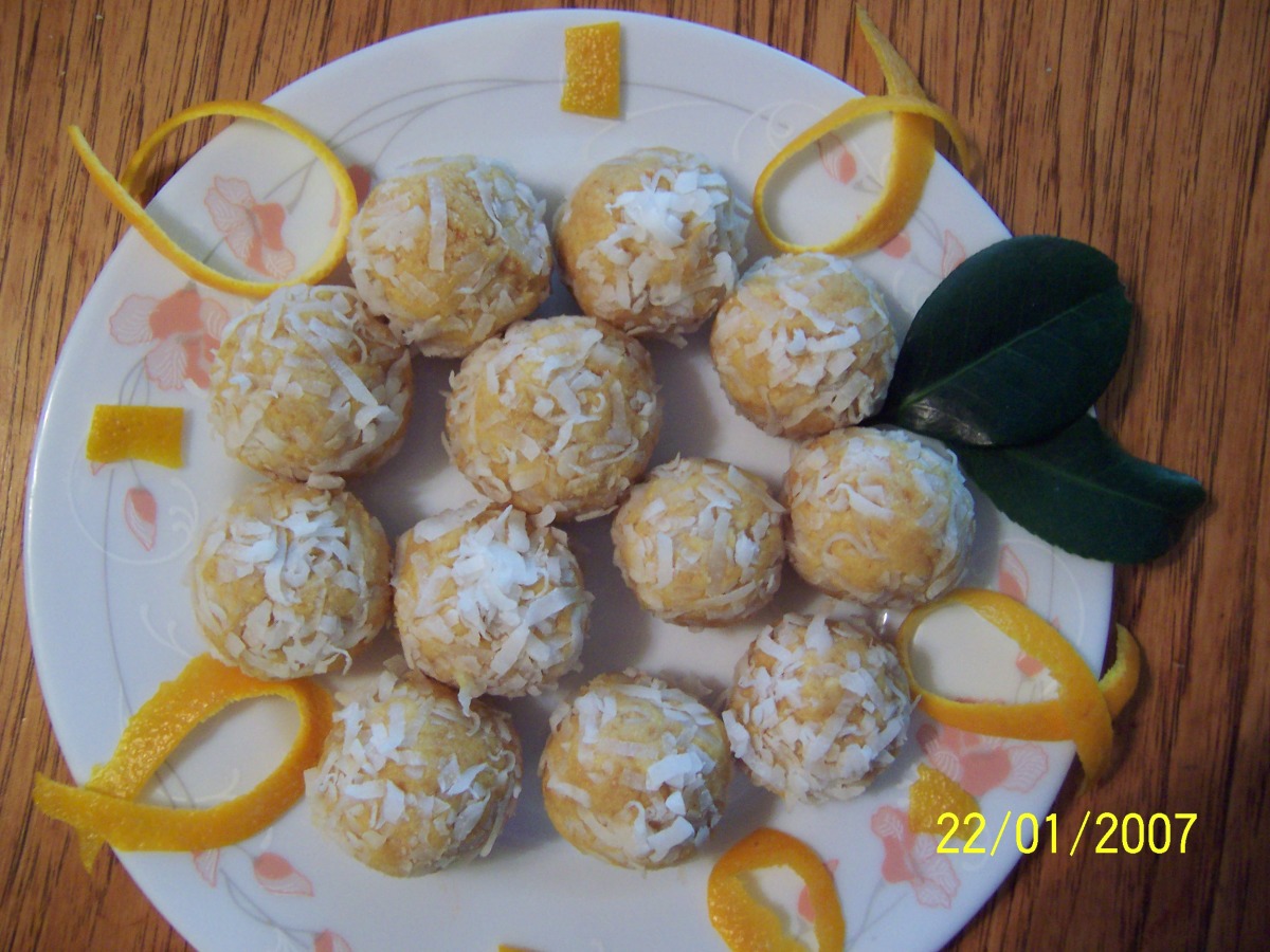 Quick Coconut Orange Balls-image