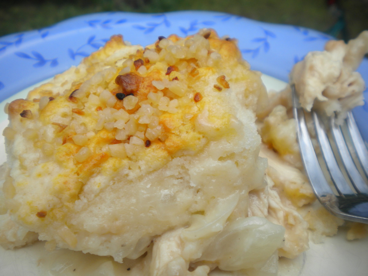 Chicken Biscuits N Gravy Casserole From Rachael Ray Recipe Food Com