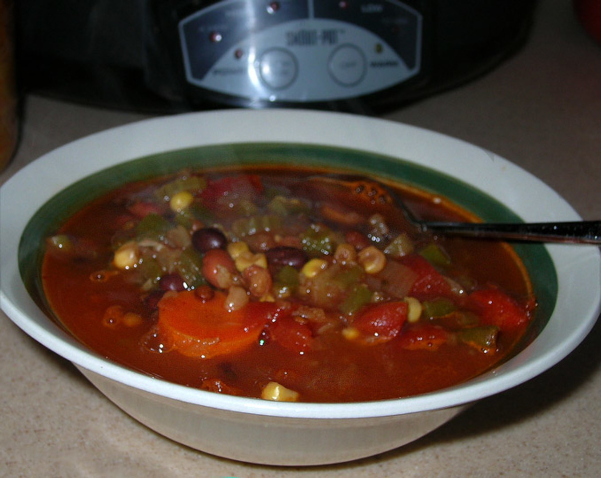Pantry Clearing Chili Bean Soup
