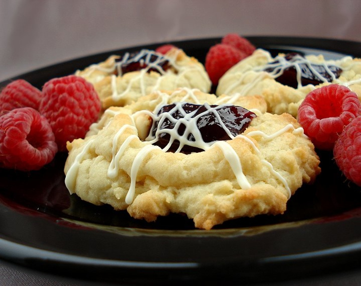 White Chocolate Raspberry Cookies
