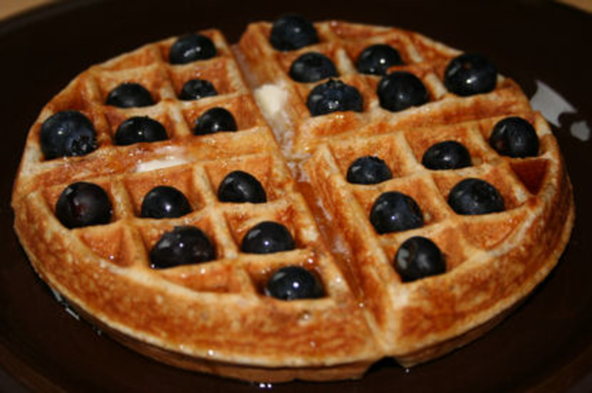 Whole Wheat Flour Blueberry Waffle Recipe Deporecipe.co