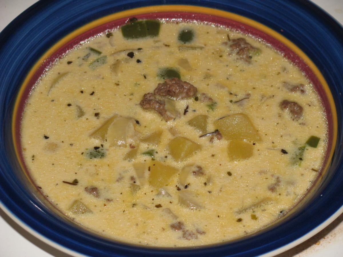 Creamy Cheeseburger Potato Soup