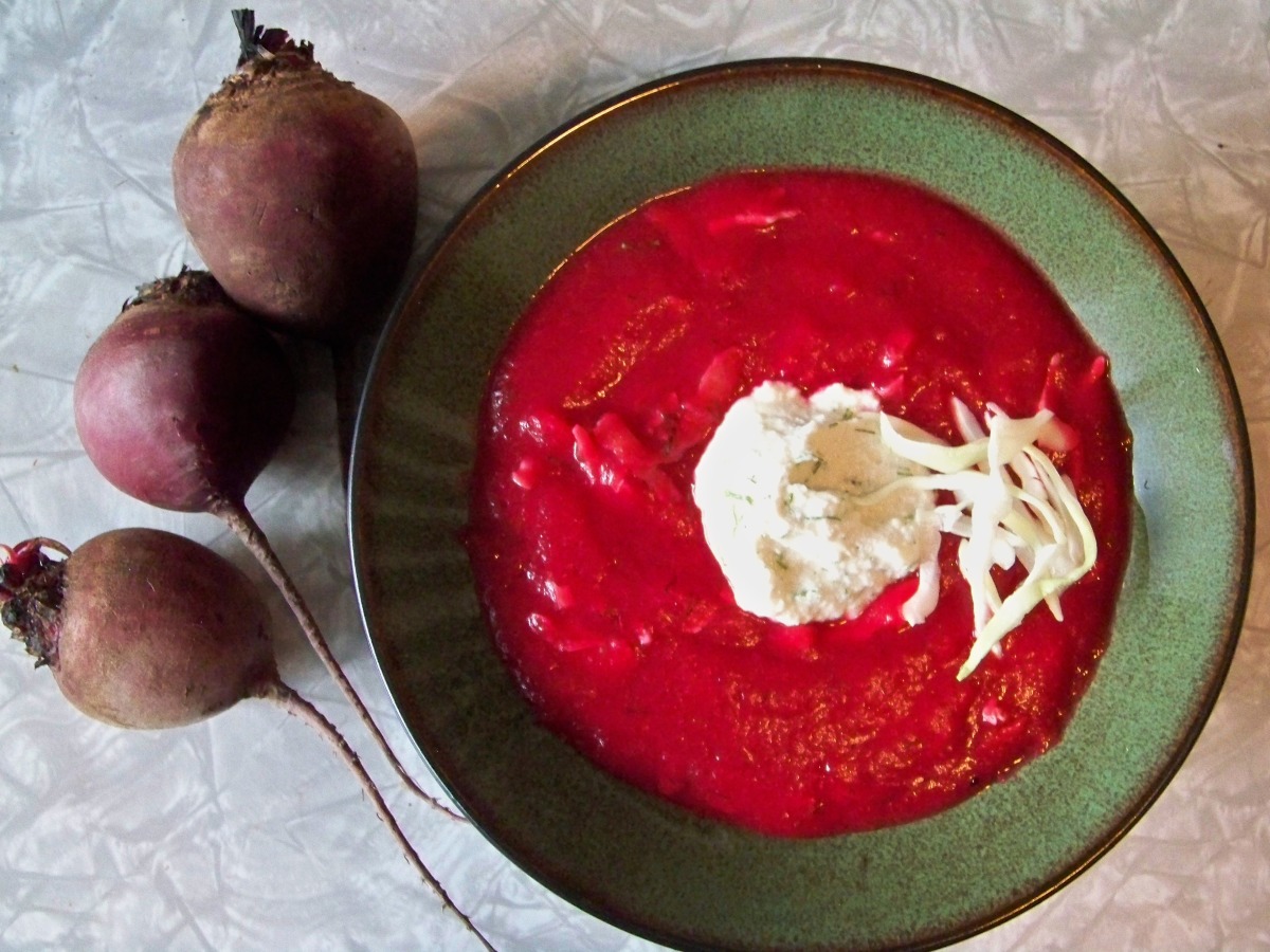 Workday Borscht (Vegetarian/ Crock Pot)-image