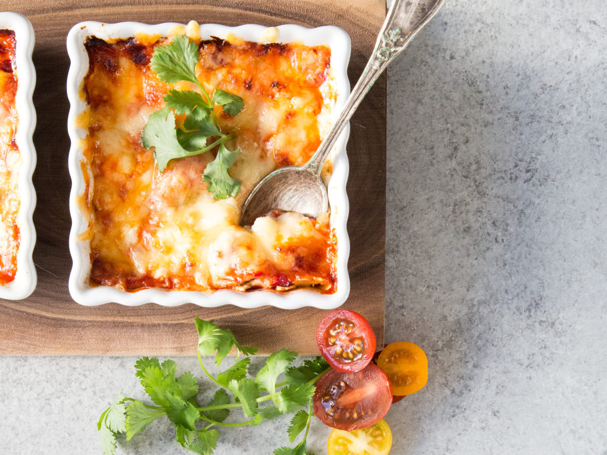Slow Cooker Vegetarian Lasagna image