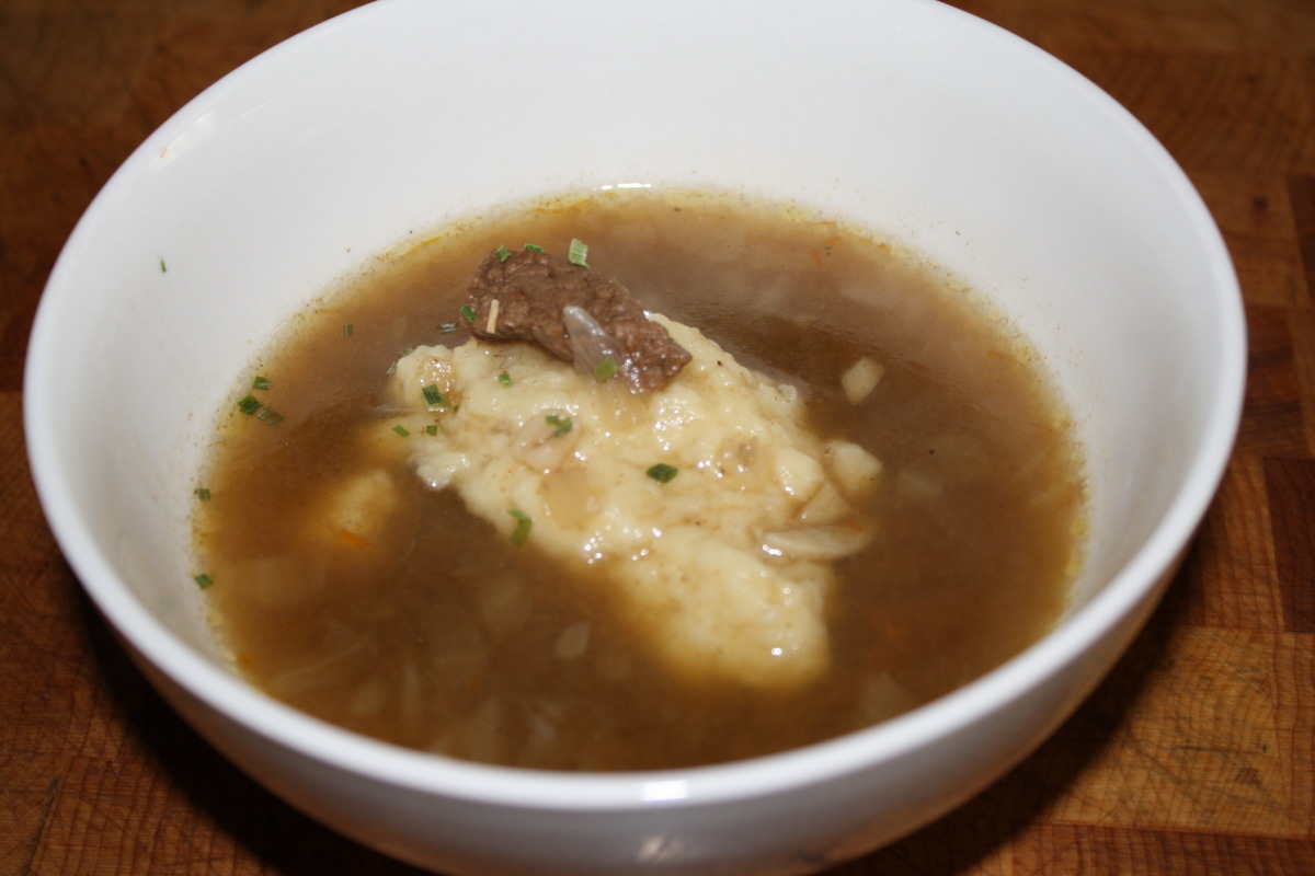 Beef Paprika Soup and Dumplings Recipe