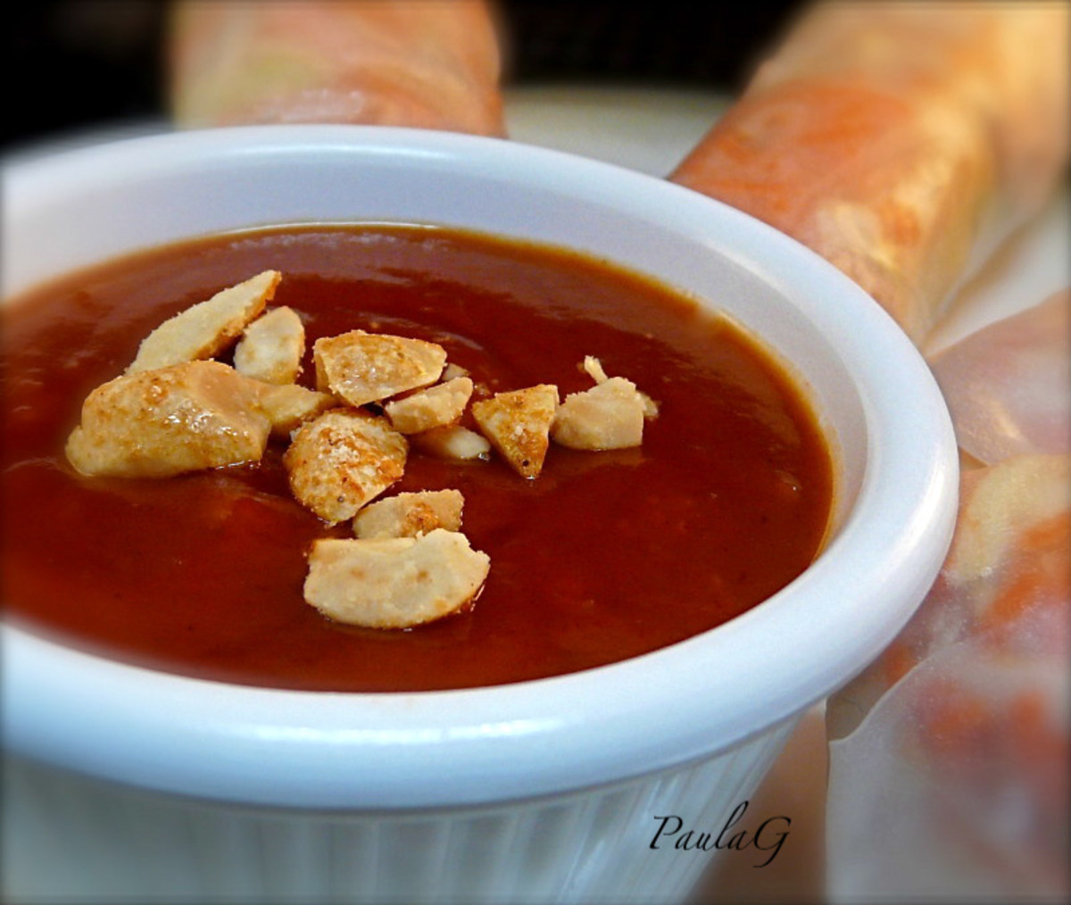 Vietnamese Peanut Sauce Dipping Sauce For Fresh Spring Rolls Recipe