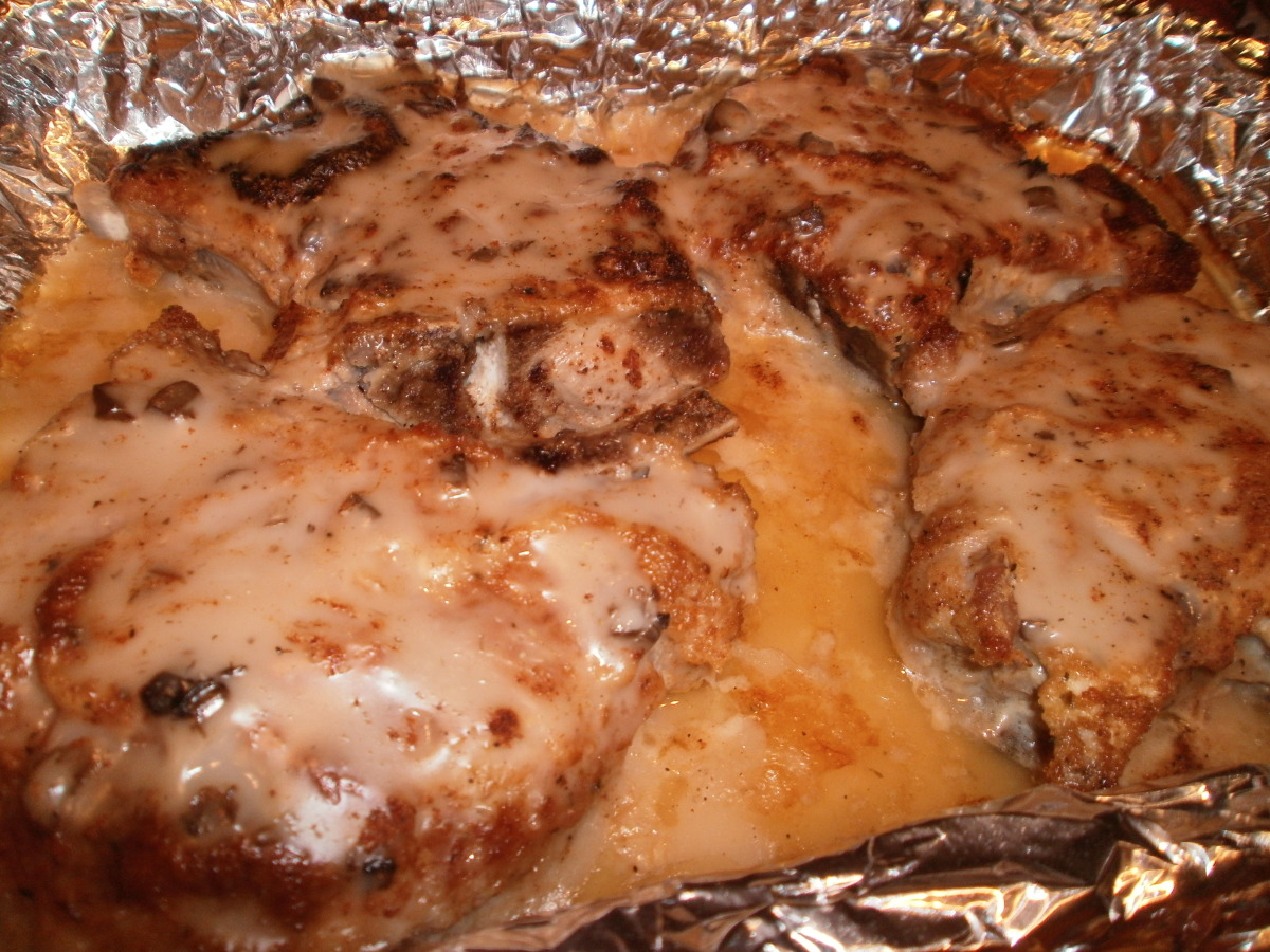 Fried & Baked Pork Chops