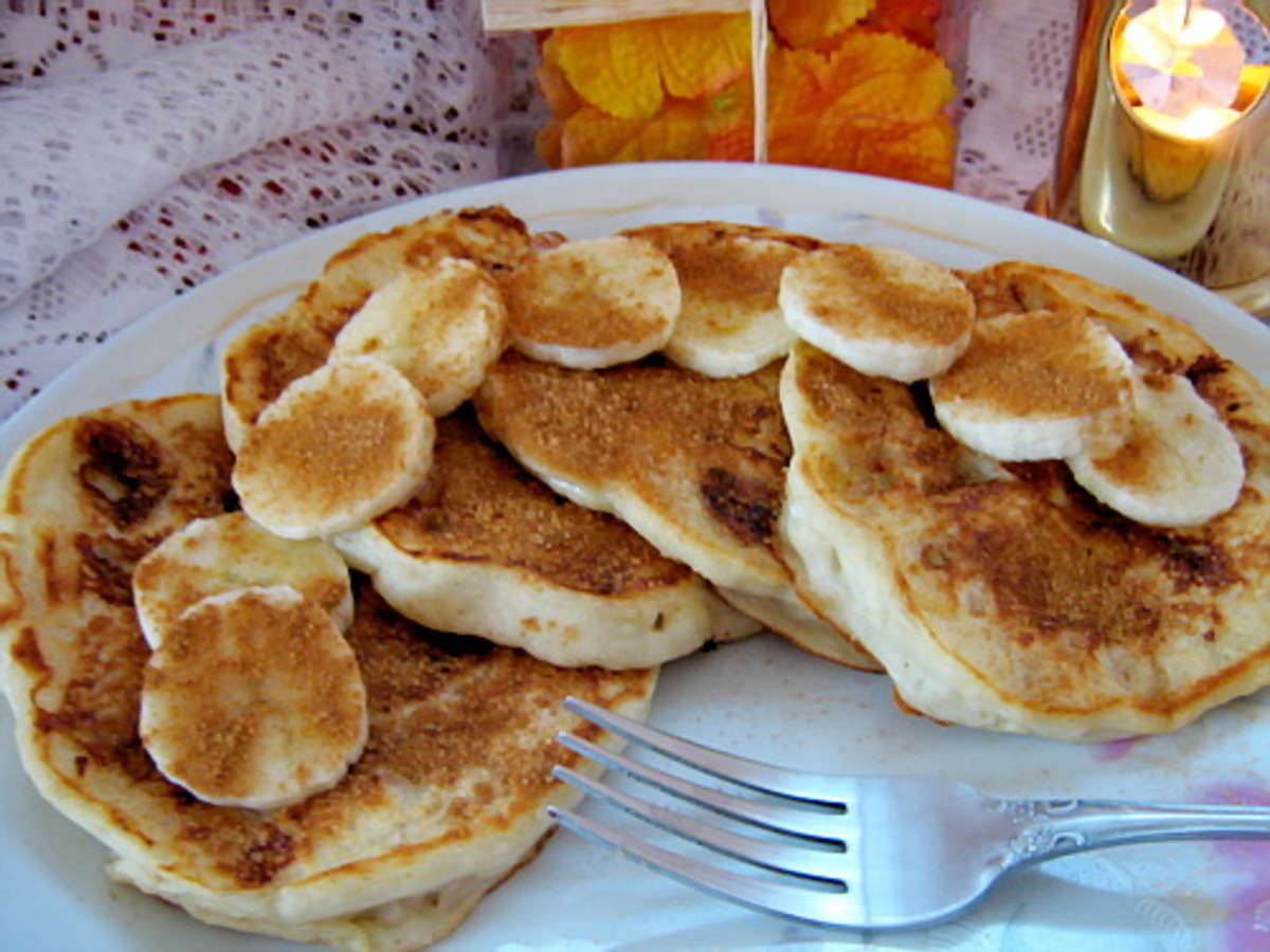 Barefoot Contessa's Banana Sour Cream Pancakes image