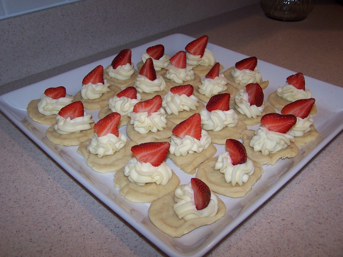Elegant Mascarpone Topped Sugar Cookies (Deceivingly Easy)