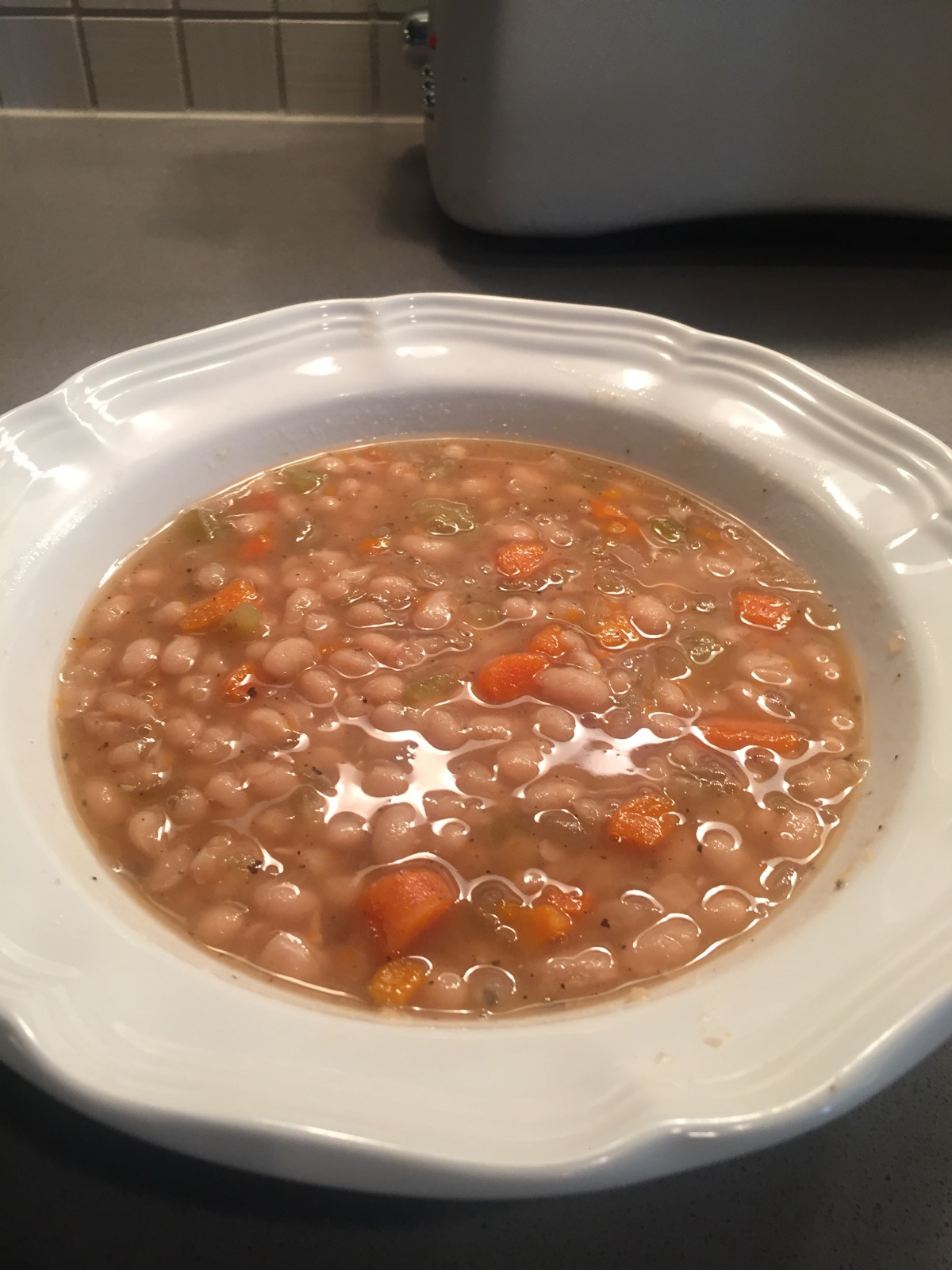 Navy Bean Soup in the Crock Pot image