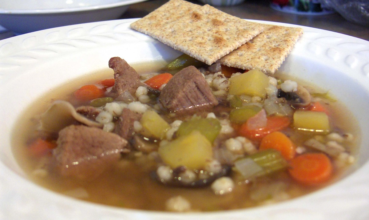 Beef Barley Mushroom Soup