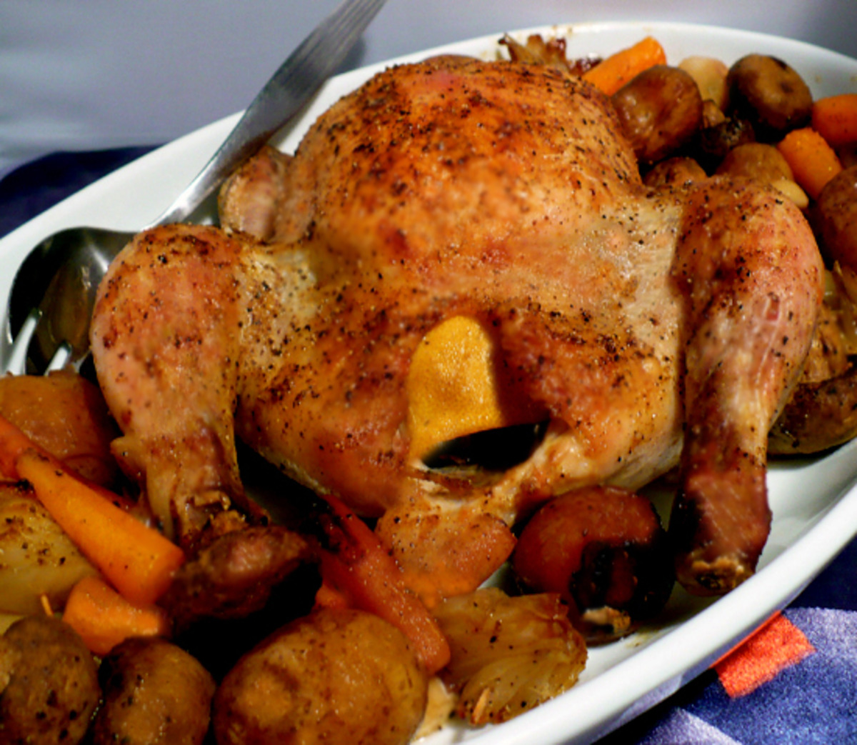 Ruth Reichl's Roast Chicken With Potatoes & Onions_image