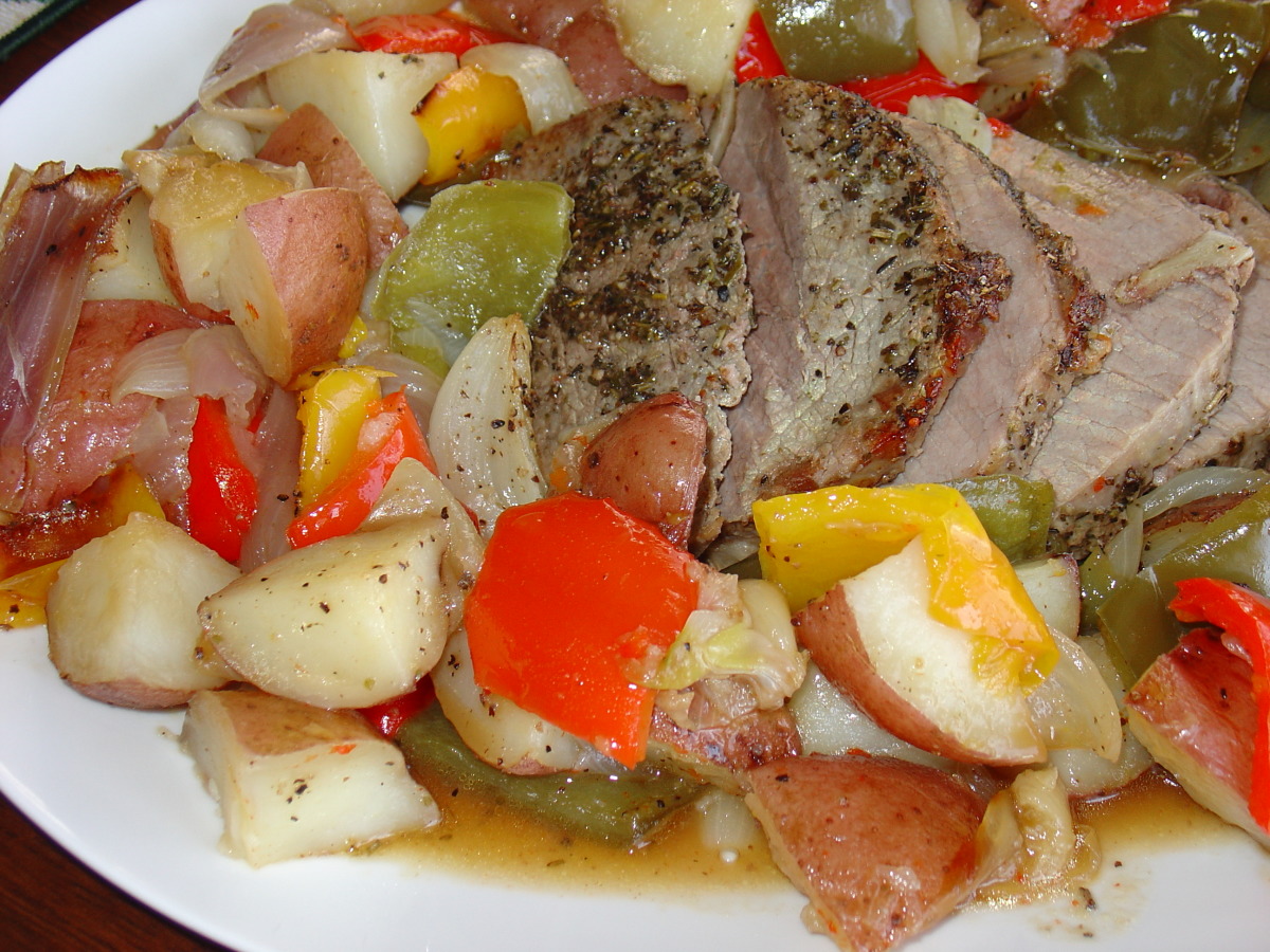 All-In-One-Pan Roast and Vegetables